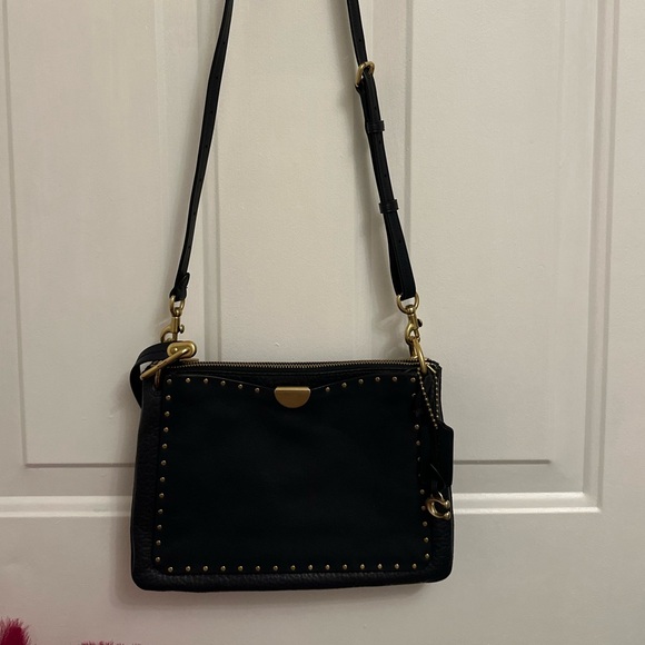 COACH | Dreamer Shoulder/Crossbody Bag with Rivets includes duster - Picture 6 of 14